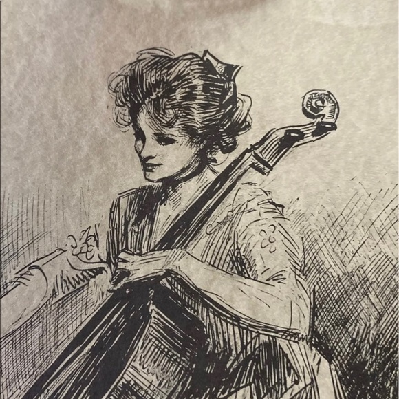 Vintage Reproduction Print on Parchment - Picture 2 of 5